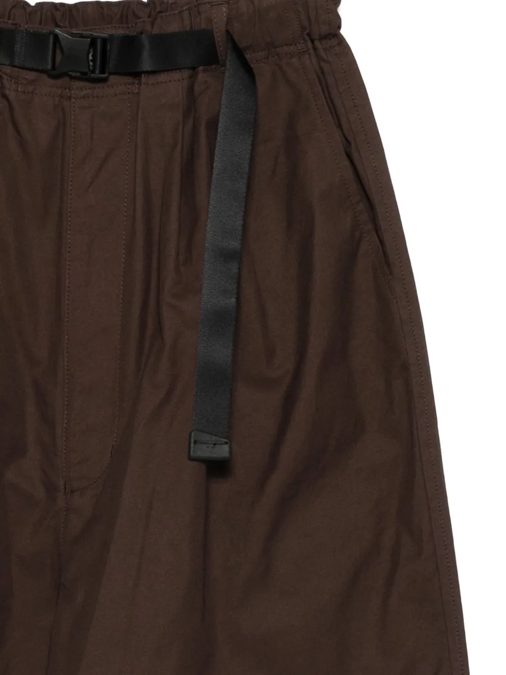 Comme des Garçons Homme Plooibroek met ceintuur Bruin