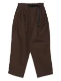 Comme des Garçons Homme pleated belted trousers - Brown