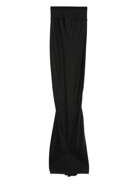 Rick Owens ribbed draped skirt