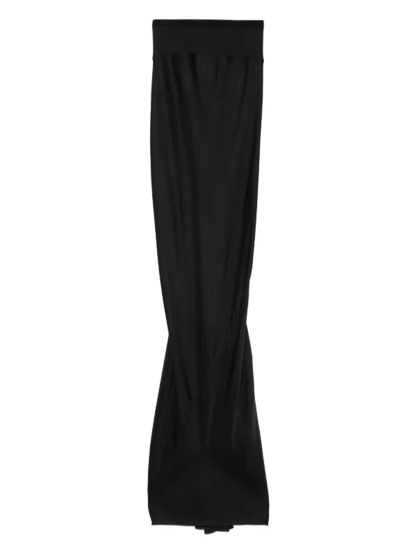 Rick Owens ドレープ スカート | ブラック | FARFETCH JP