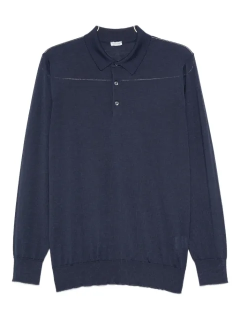 Caruso long-sleeves polo shirt