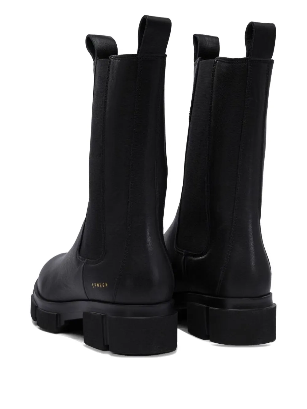 Copenhagen Elastic-panelled Lug-sole Chelsea Boots In Black