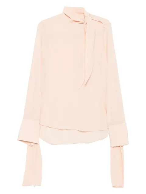 Ermanno Scervino blusa manga larga con cuello de moño