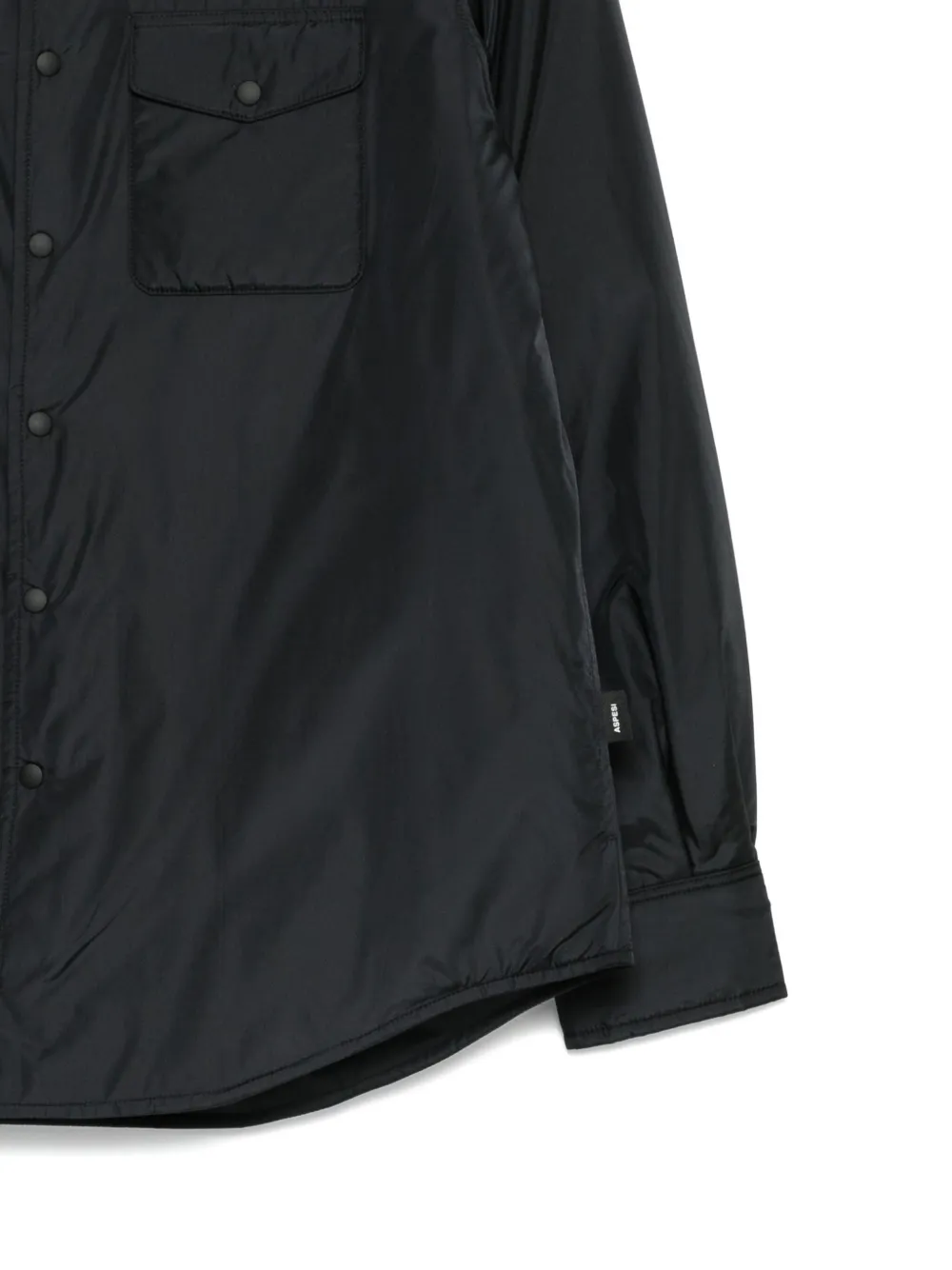 Aspesi Hemd Mit Klappentasche In Black