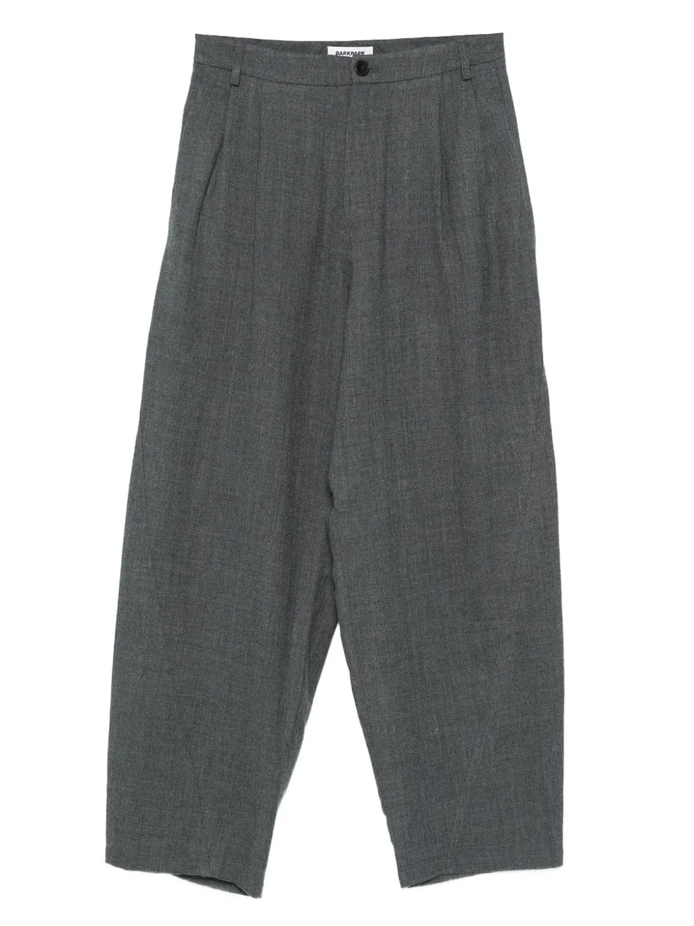 DARKPARK wool palazzo trousers | Grey | Image 1