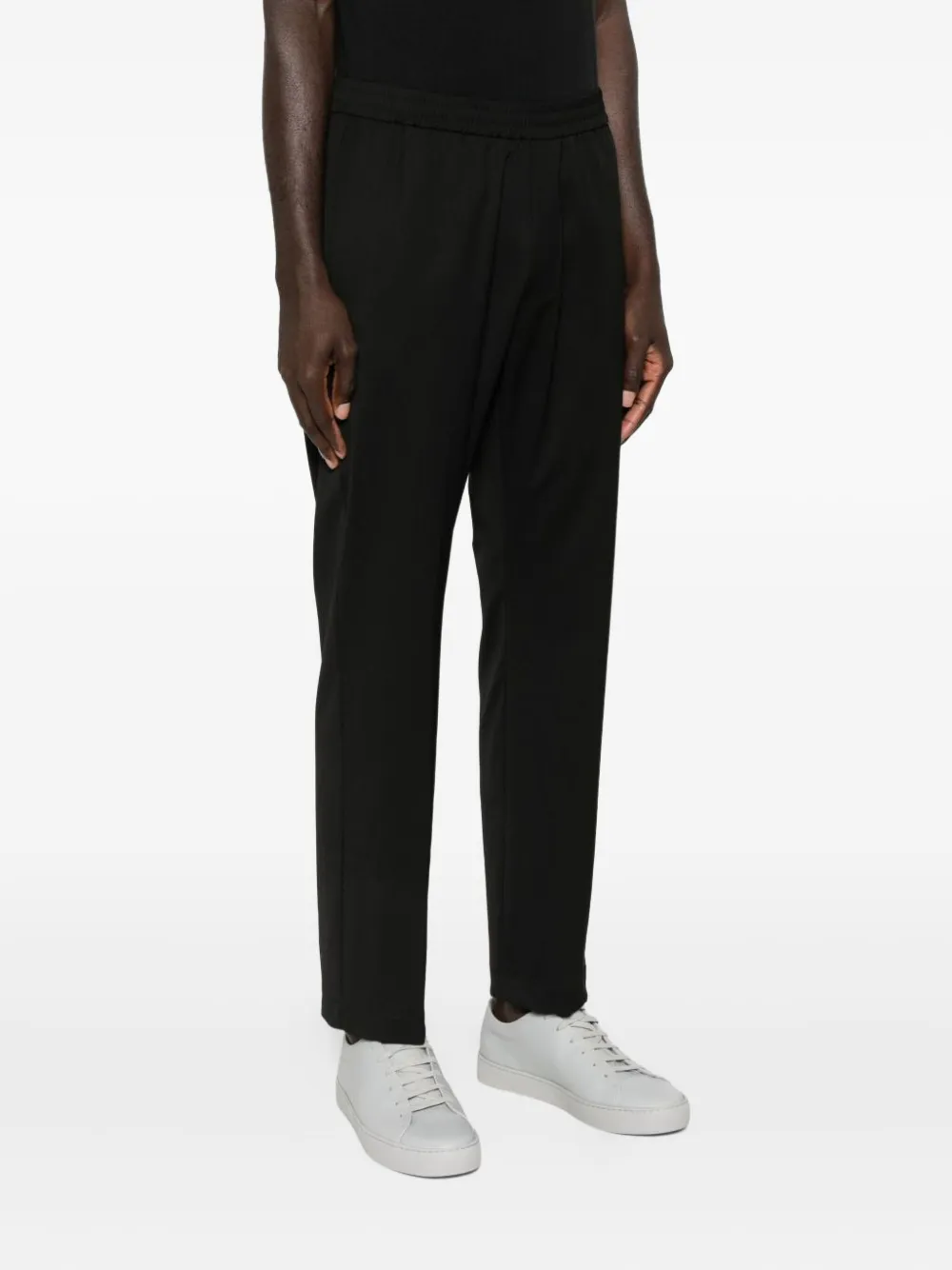 Barena Broek met elastische taille Zwart