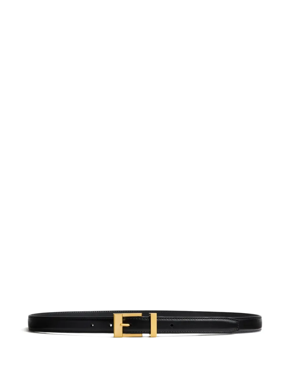 KHAITE Manhattan leather belt | Black | Image 1