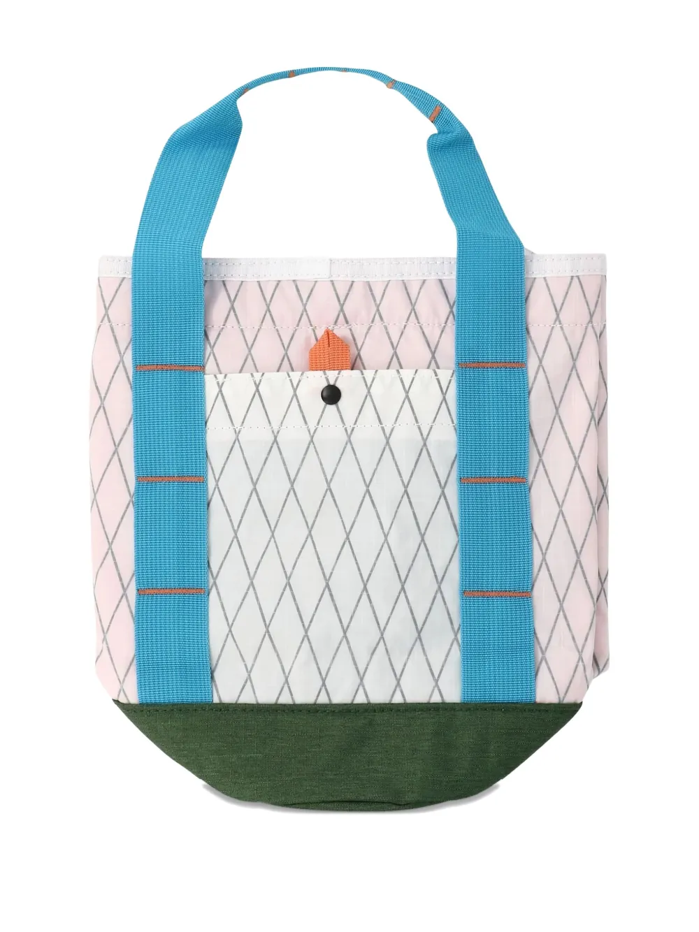 Brain Dead Diamond-pattern Tote Bag In White