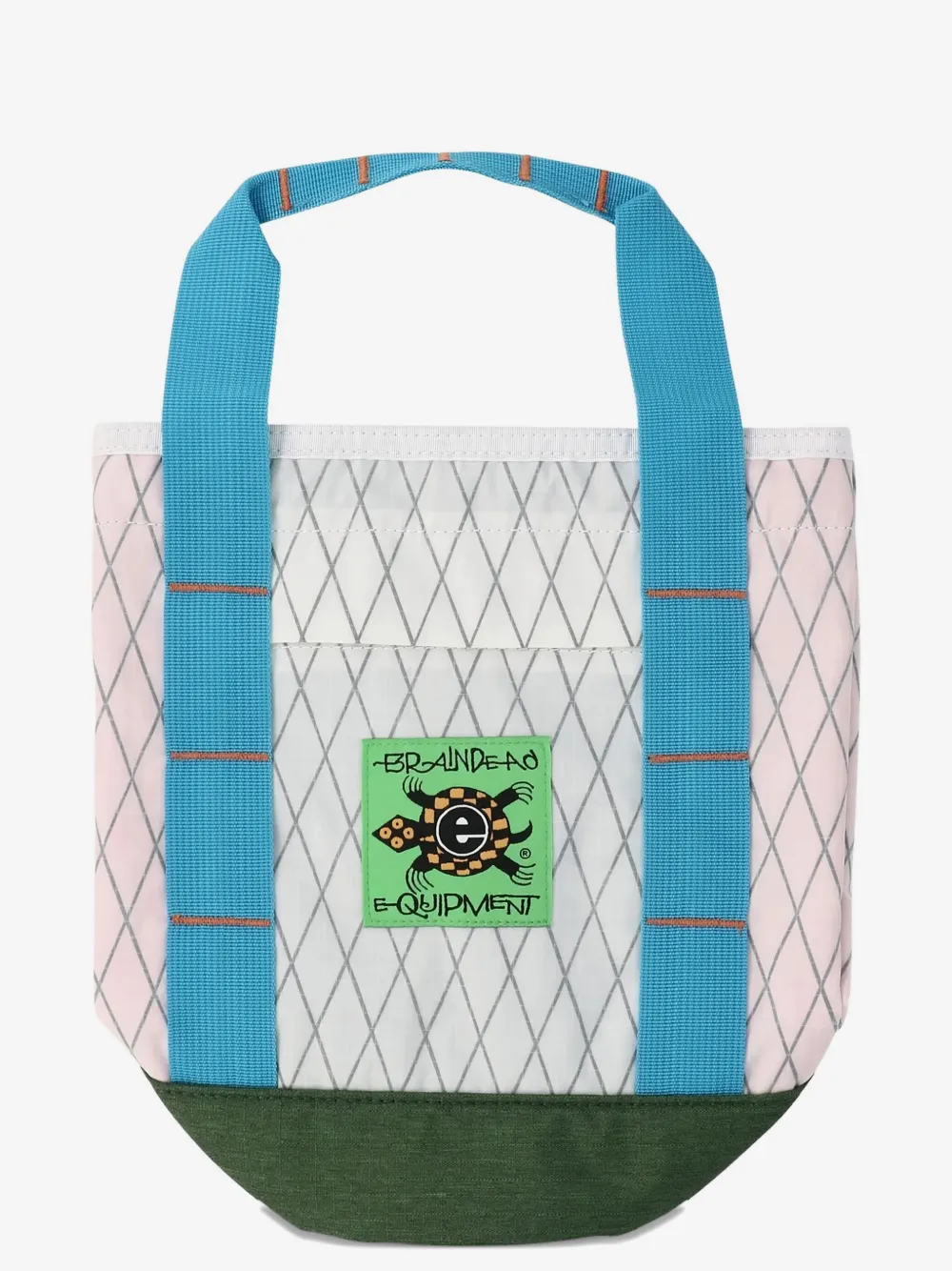 Brain Dead diamond-pattern tote bag | White | Image 1