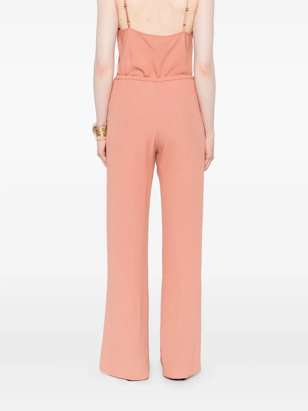 Forte Forte Side-split Trousers In Pink