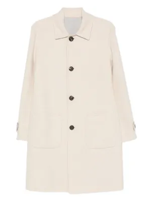 eleventy イレブンティフード付ニットメンズコート オフホワイト eleventy イレブンティフード付ニットメンズコート オフホワイト