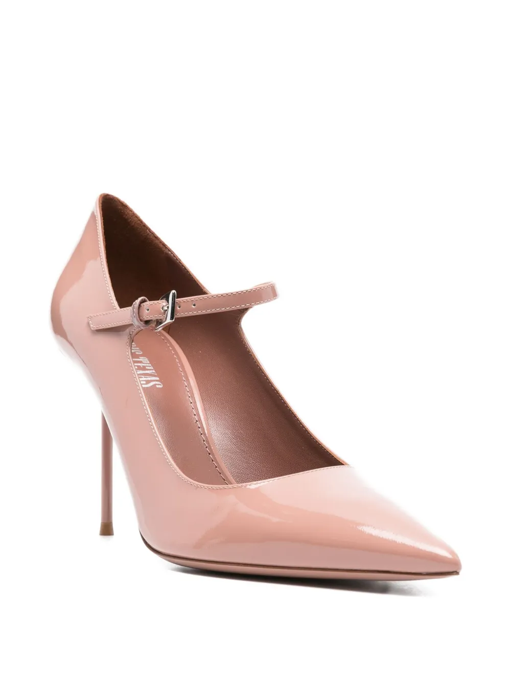 Paris Texas 90mm Lidia Patent Leather Ankle-strap Pumps In Pink