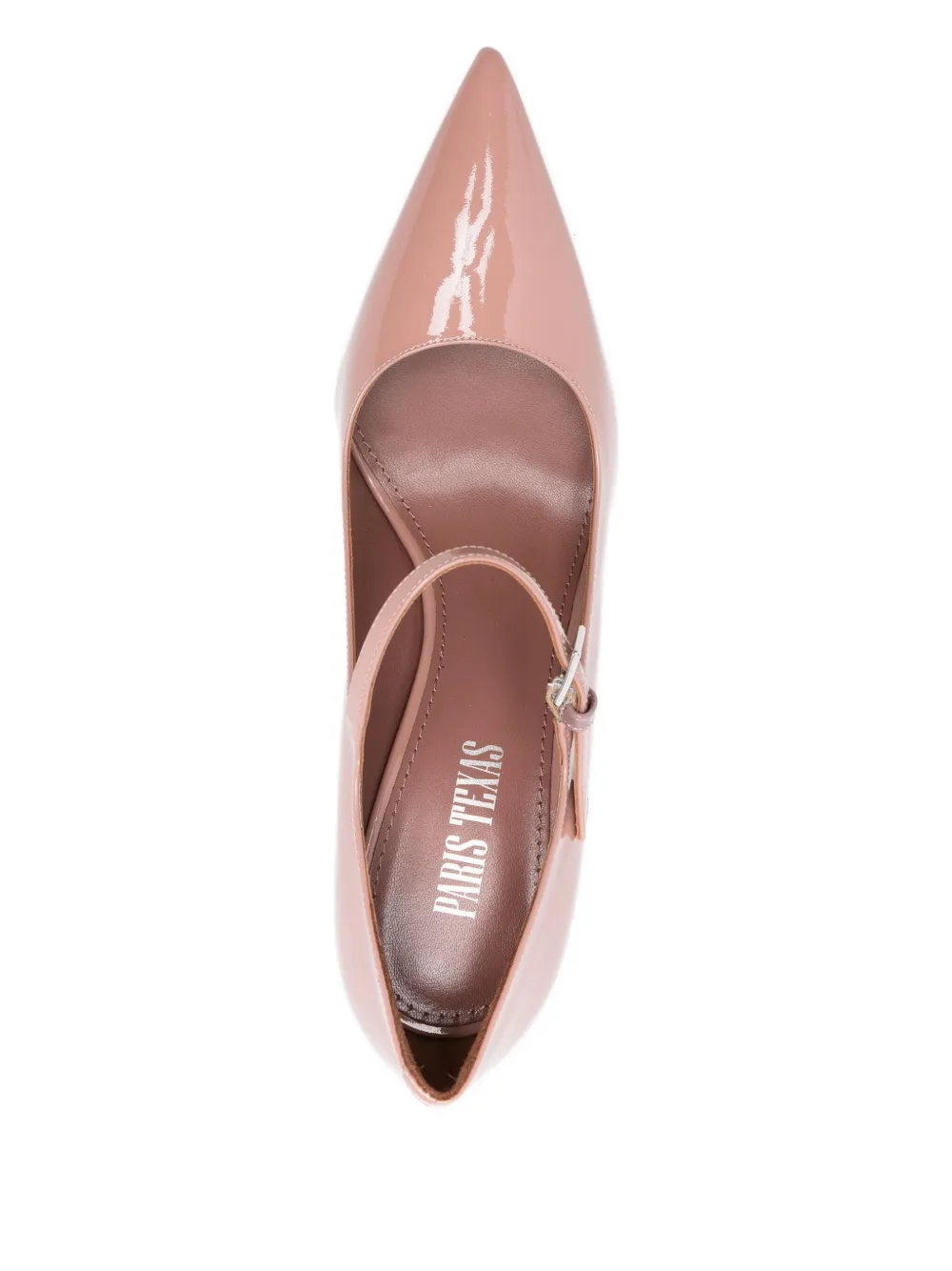 Paris Texas 90mm Lidia Patent Leather Ankle-strap Pumps In Pink
