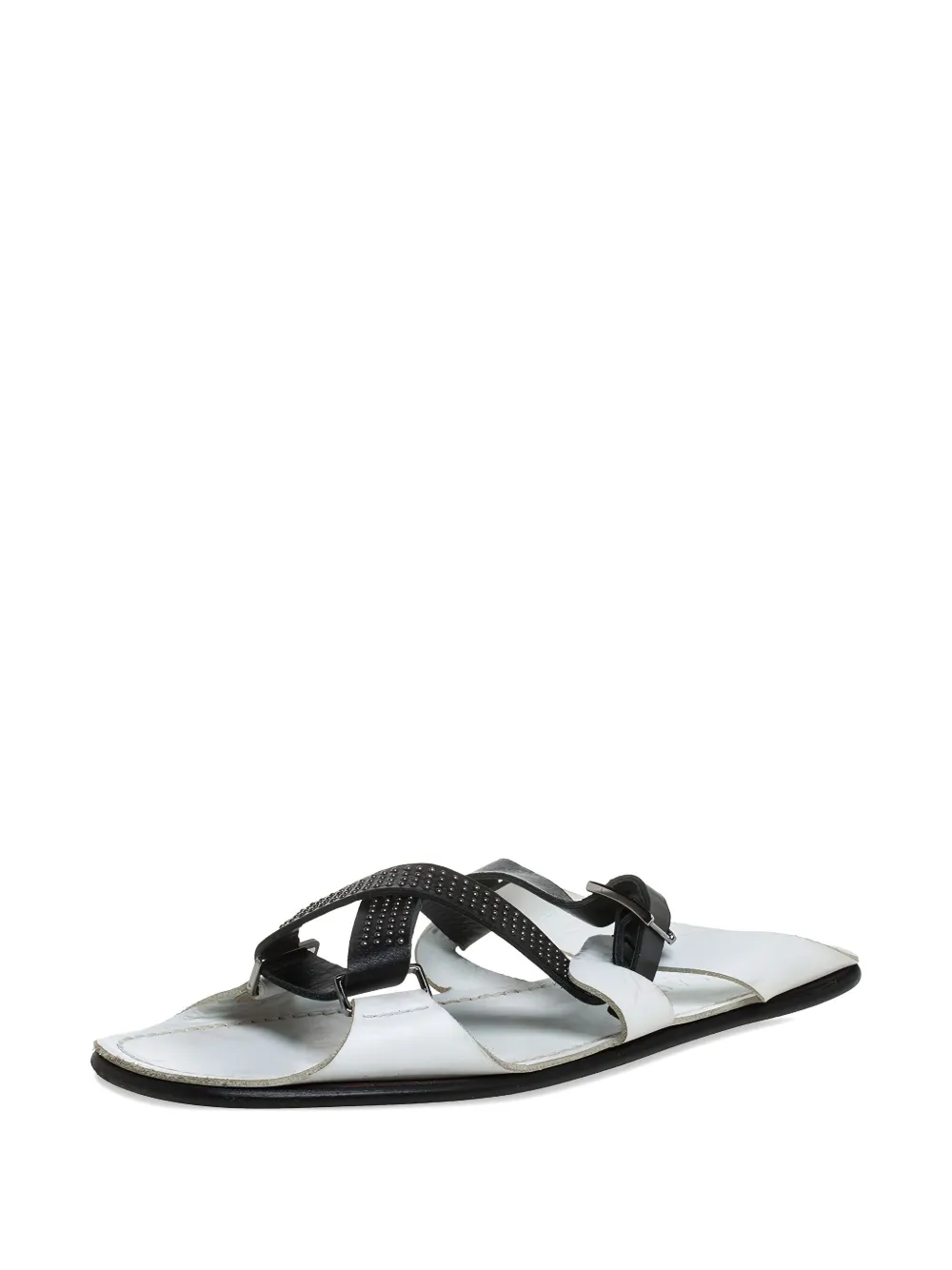 Versace Pre-Owned leather studded sandals | Pre-Owned | Image 2
