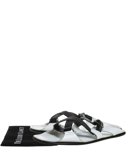 Versace Pre-Owned leather studded sandals
