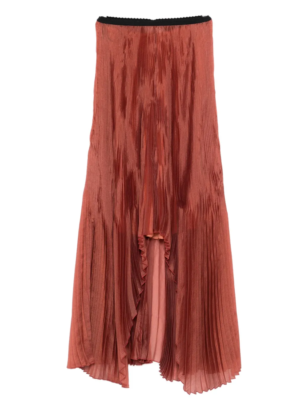 Forte Forte Pleated Asymmetric Skirt In Multi