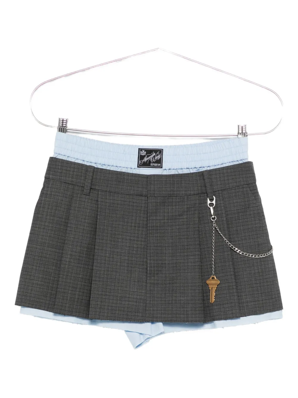 Alexander Wang Pleated Key-chain Shorts