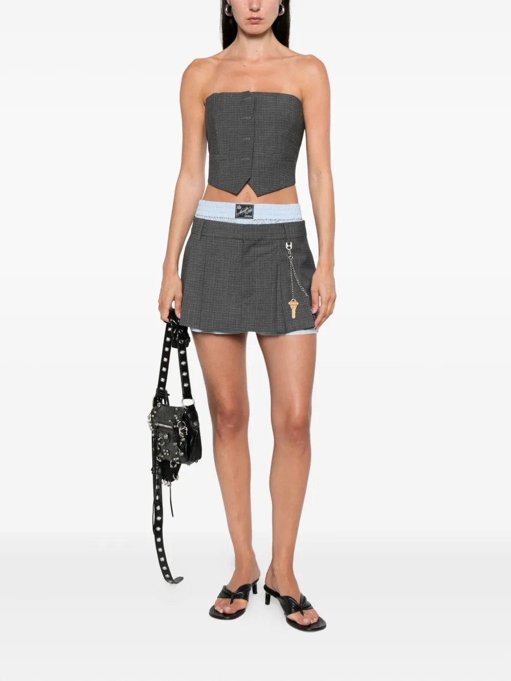 Alexander Wang pleated key-chain shorts | Short Shorts | Image 2