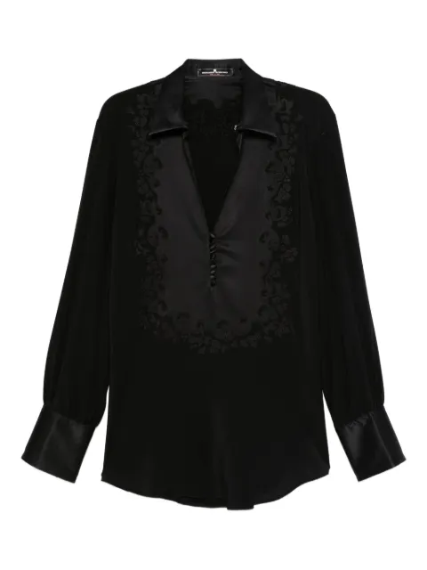 Ermanno Scervino floral-embroidered shirt