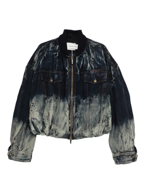 Feng Chen Wang tie-dye denim jacket 