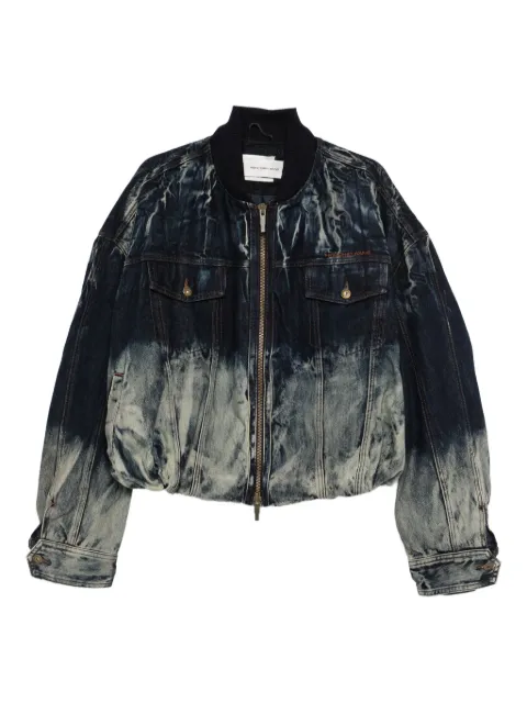 Feng Chen Wang tie-dye denim jacket 