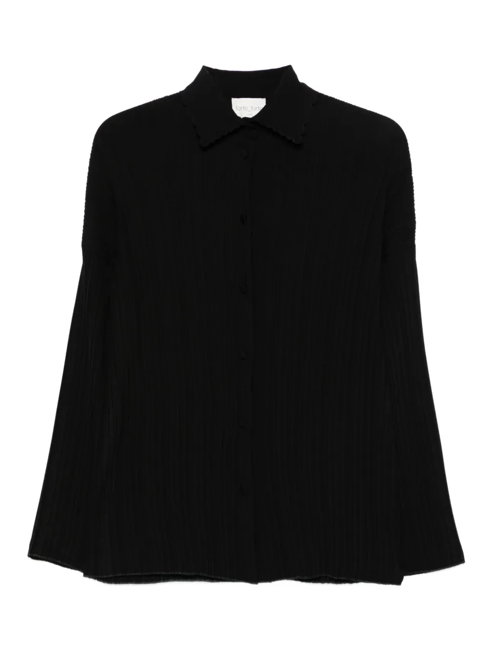 Forte Forte long-sleeve shirt | Black | Image 1