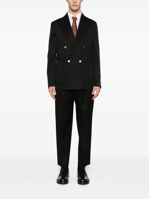 Briglia 1949 Bolgheri ダブルスーツ | ブラック | FARFETCH JP