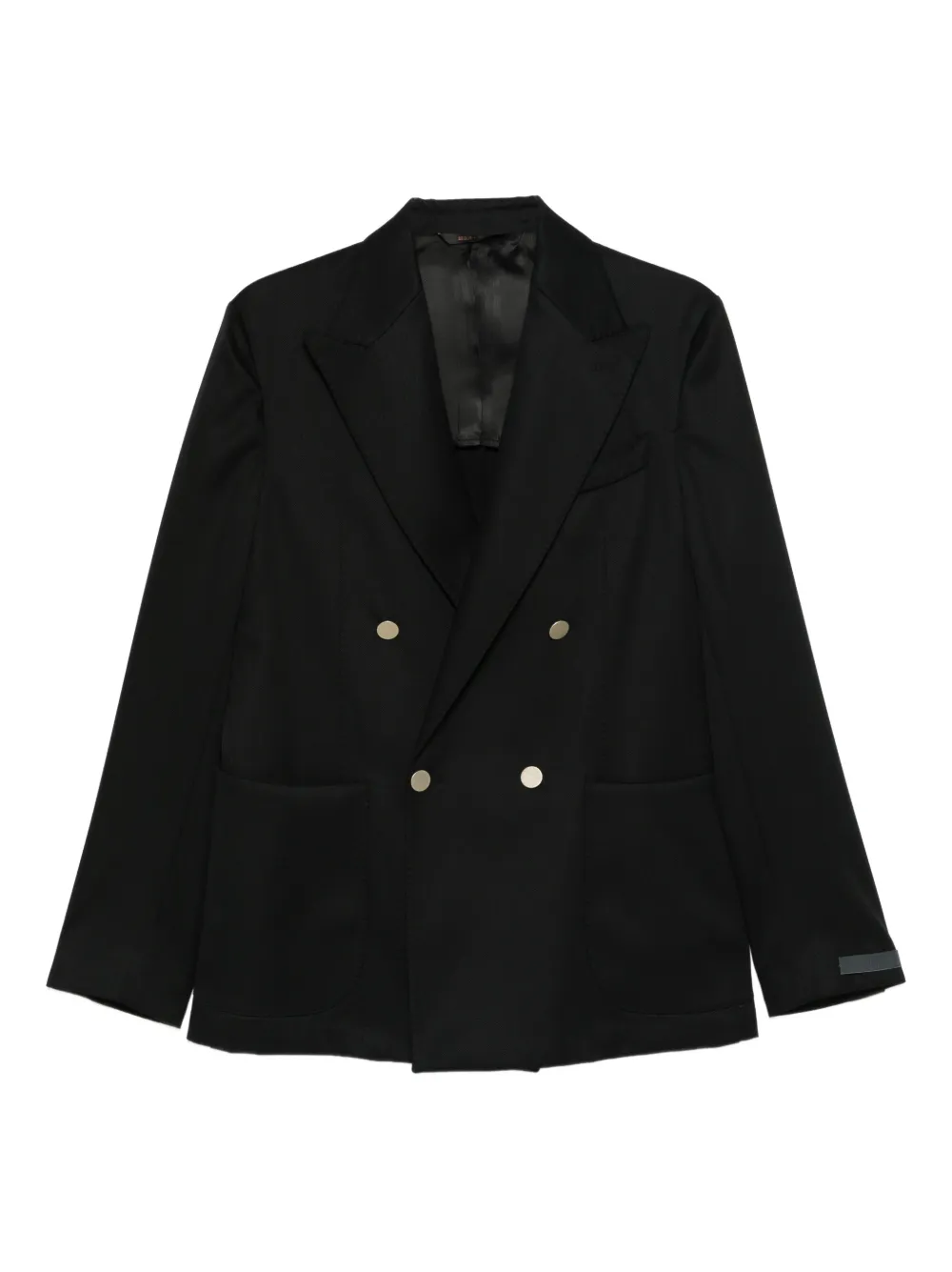 Briglia 1949 Bolgheri wool double-breasted suits - Nero