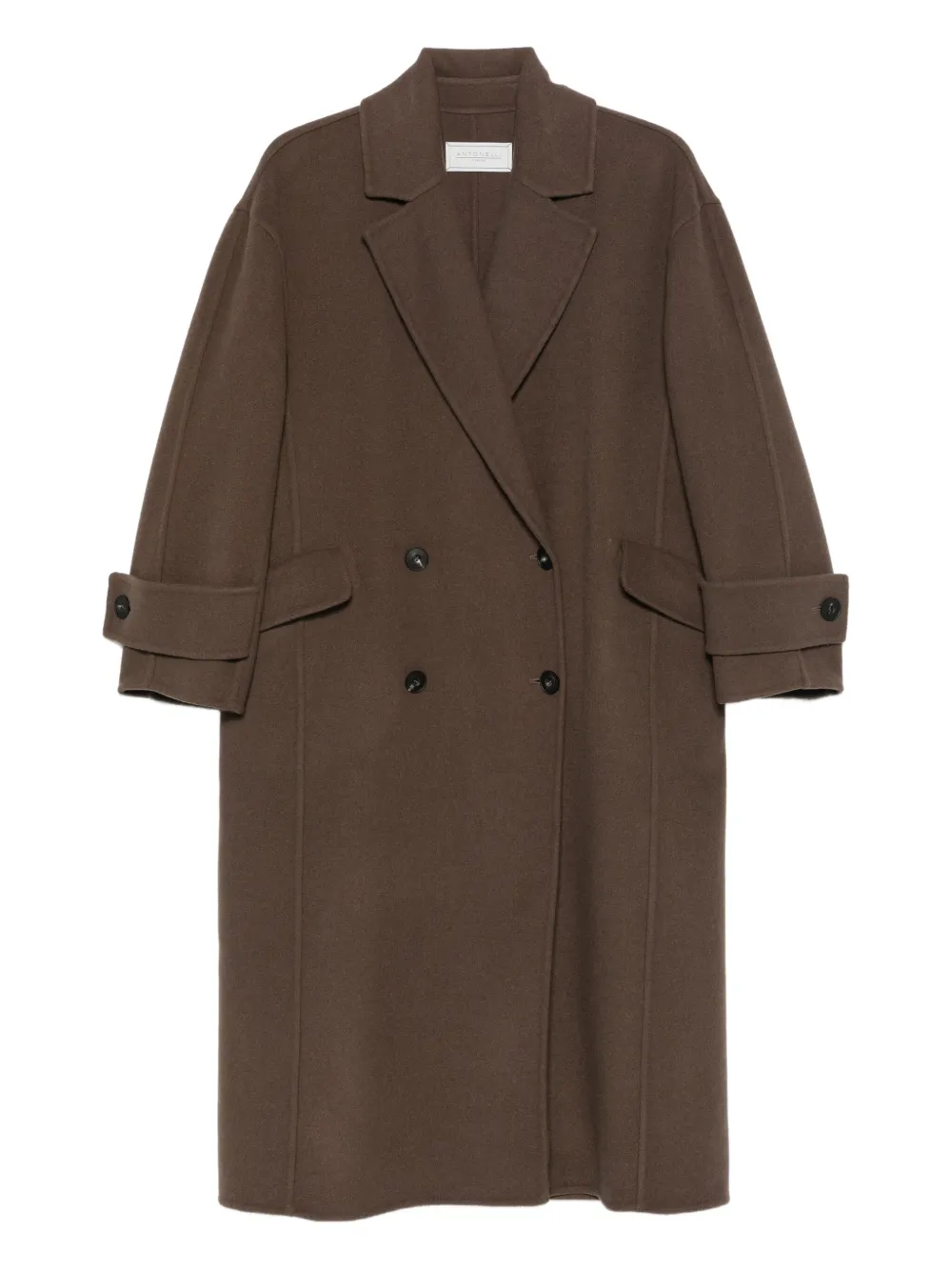 Antonelli Vermouth double-breasted coat | Brown | Image 1