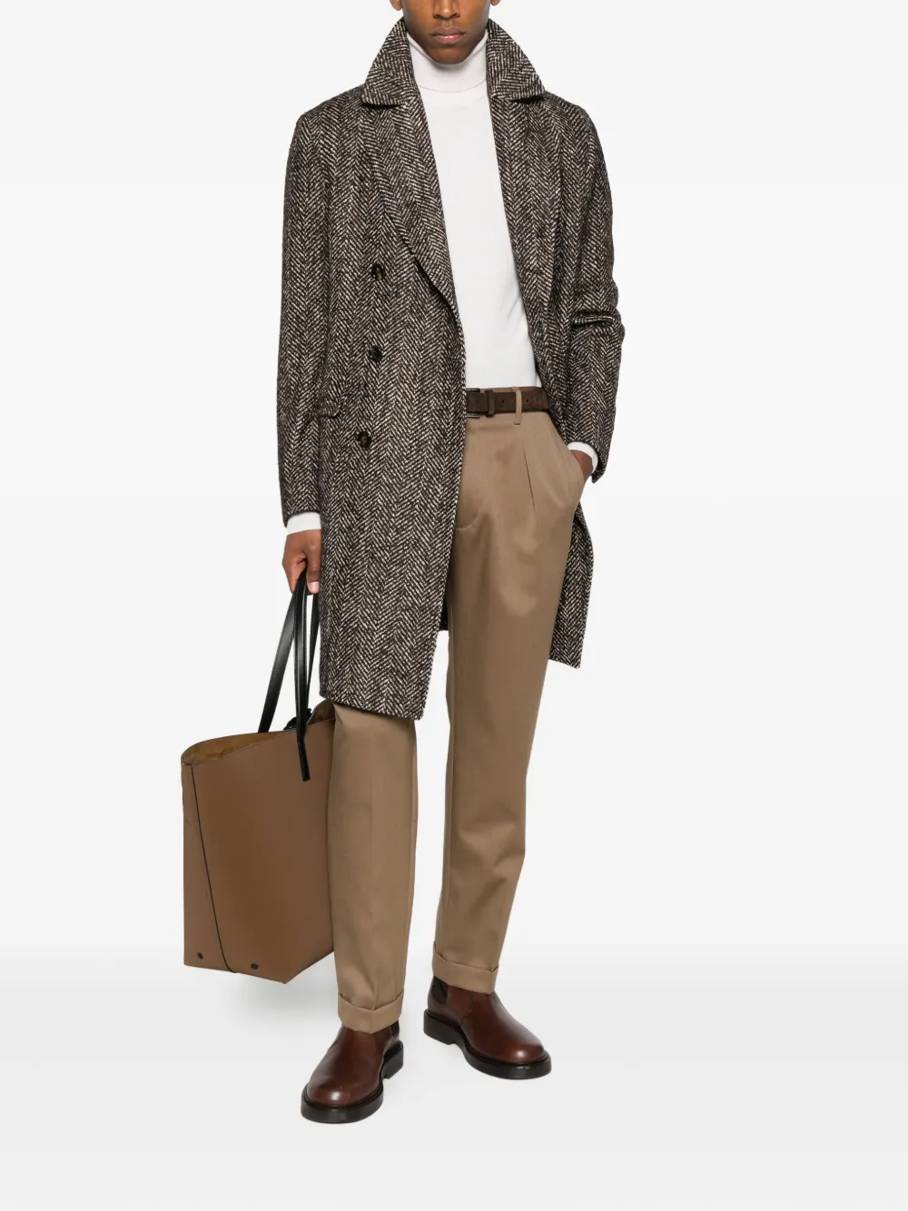 Briglia 1949 pleated cuffed trousers | Tailored Pants | Image 2