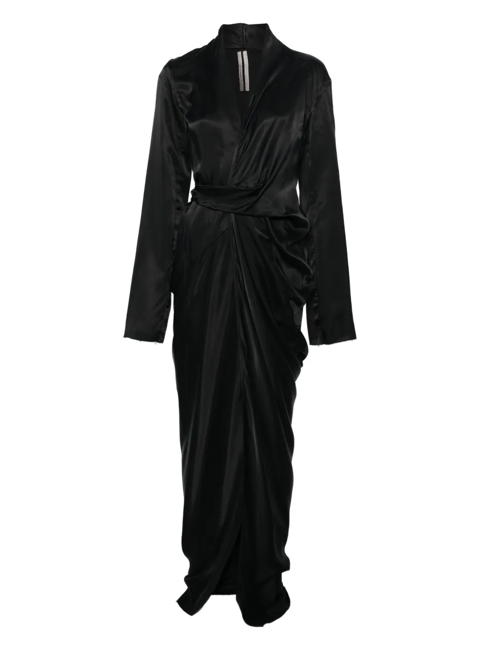draped wrap dress