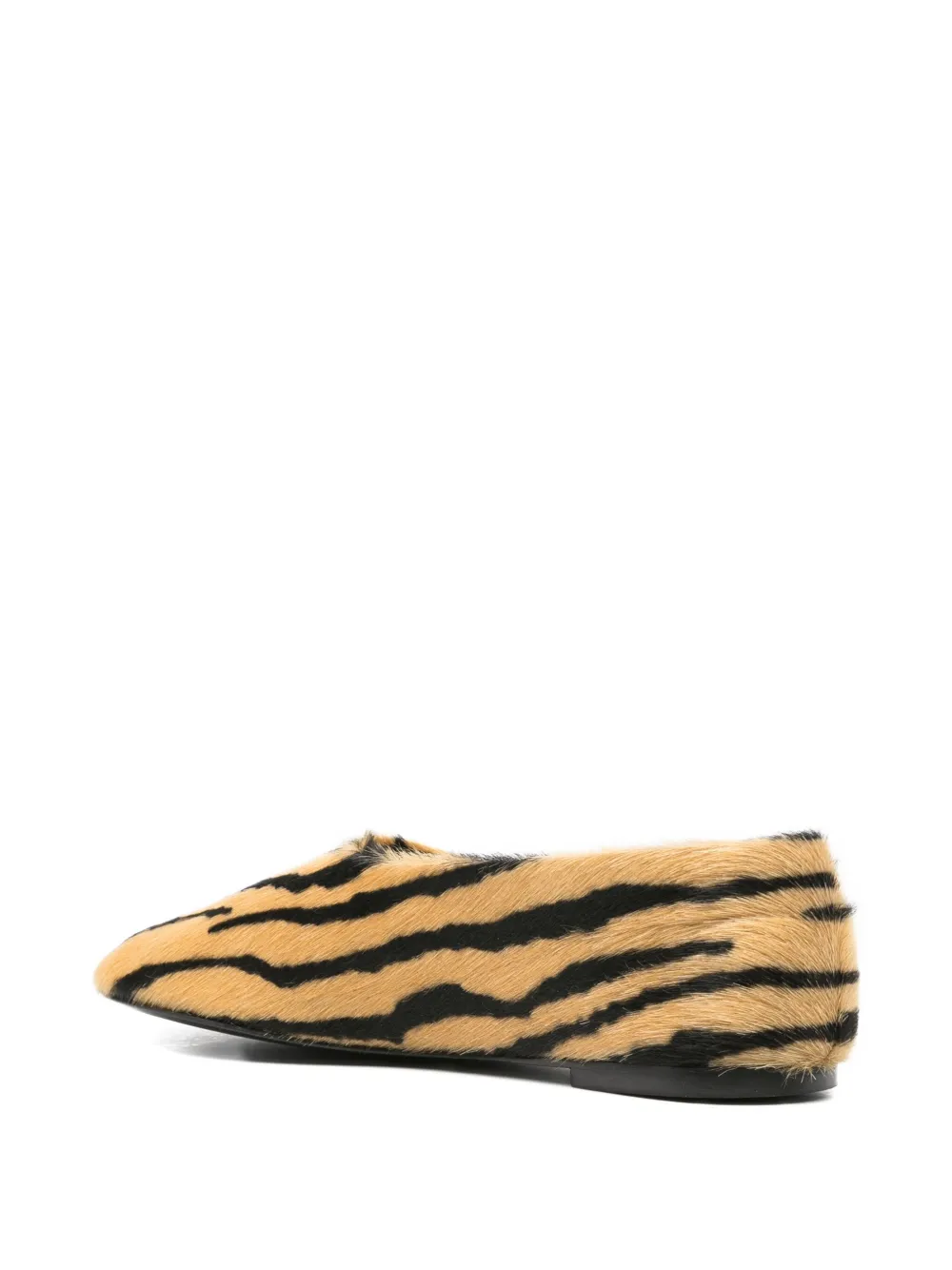 Proenza Schouler tiger-print flat shoes Neutrals