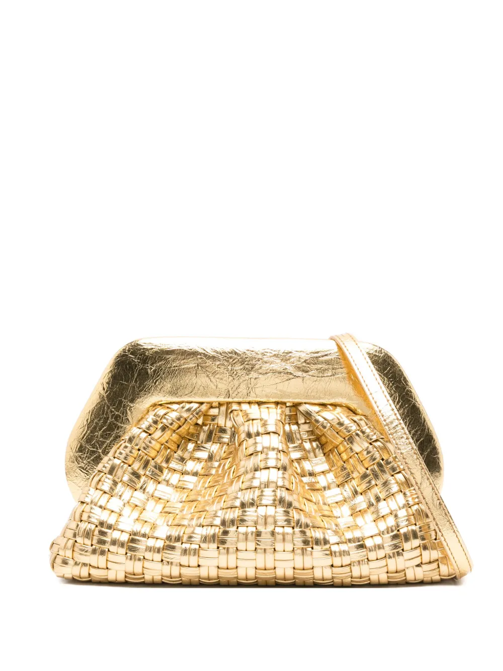 Themoirè woven tote bag | Yellow | Image 1