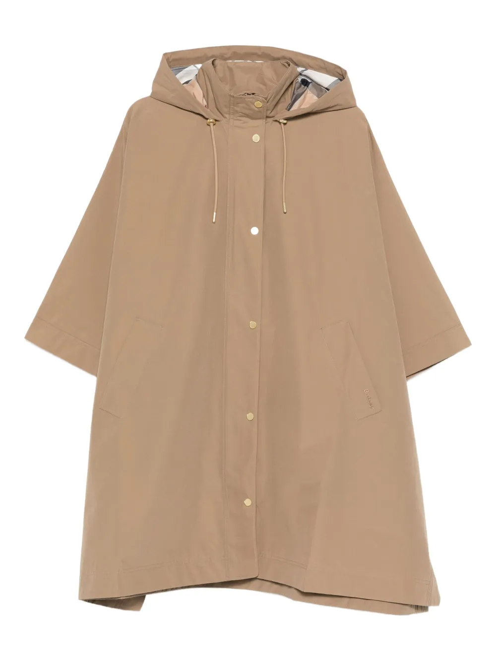 Barbour hooded buttoned coat | Brown | Image 1