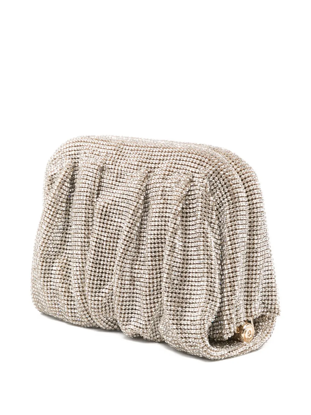 Benedetta Bruzziches Large Venus Clutch Bag In Silver