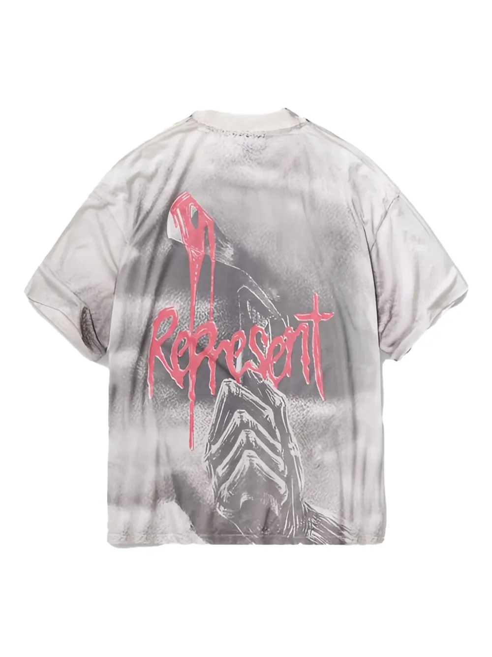 Represent T-shirt met grafische print Wit