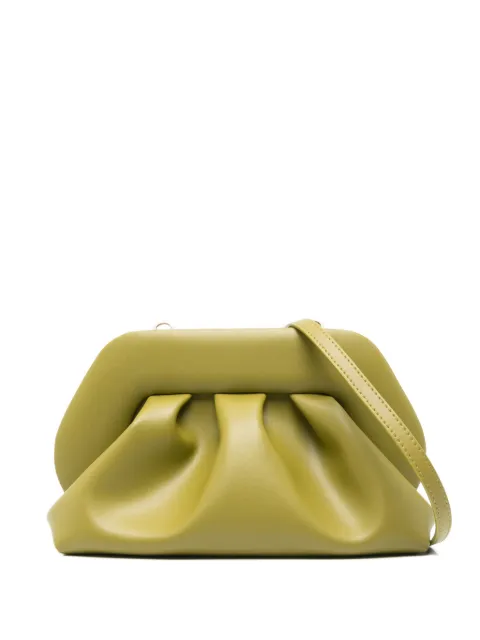Themoirè Tia gathered clutch bag