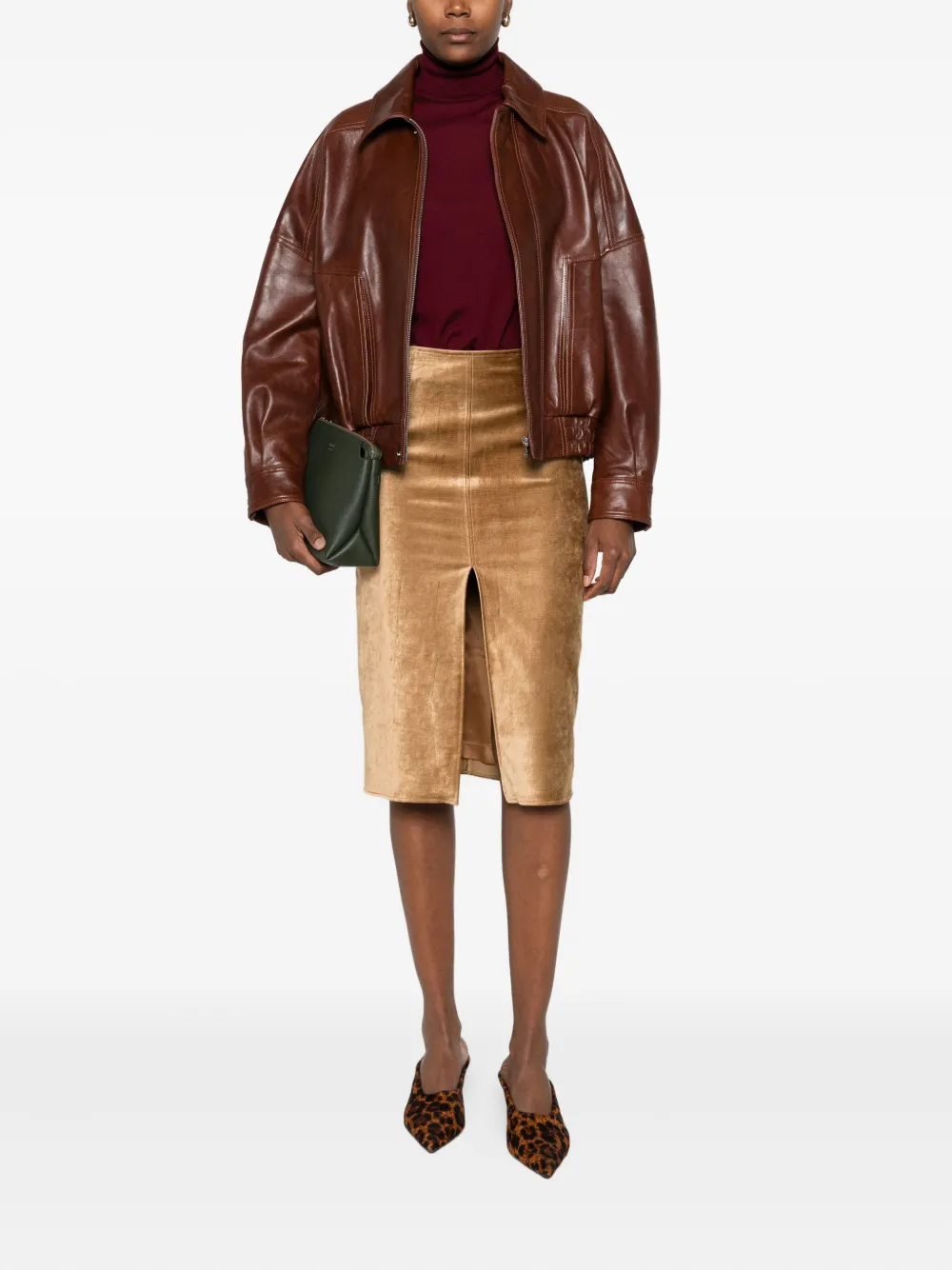 Forte Forte front-slit skirt | Straight Skirts | Image 2
