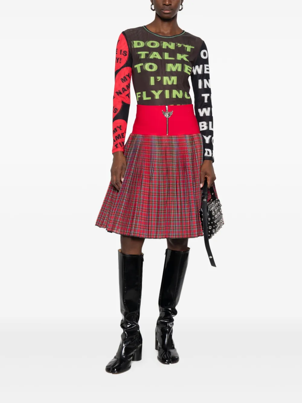 Chopova Lowena Fret pleated skirt | Pleated Skirts | Image 2