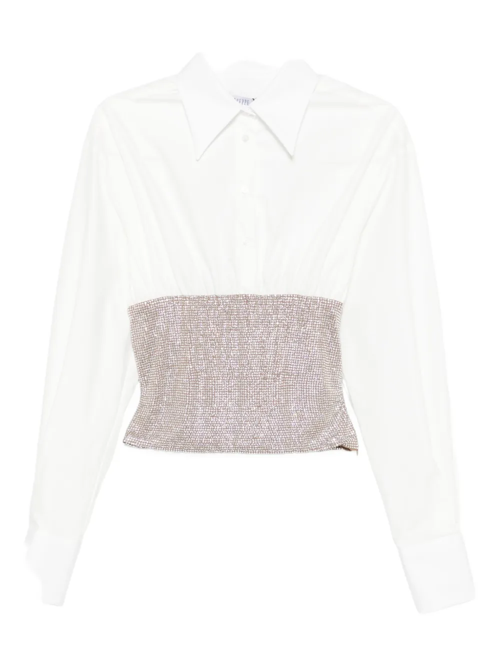 crystal-embellished shirt