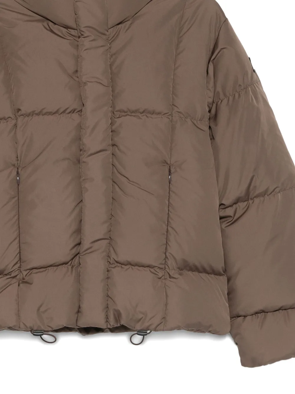Bacon W Oaks Gda Hooded Quilted Jacket In Brown