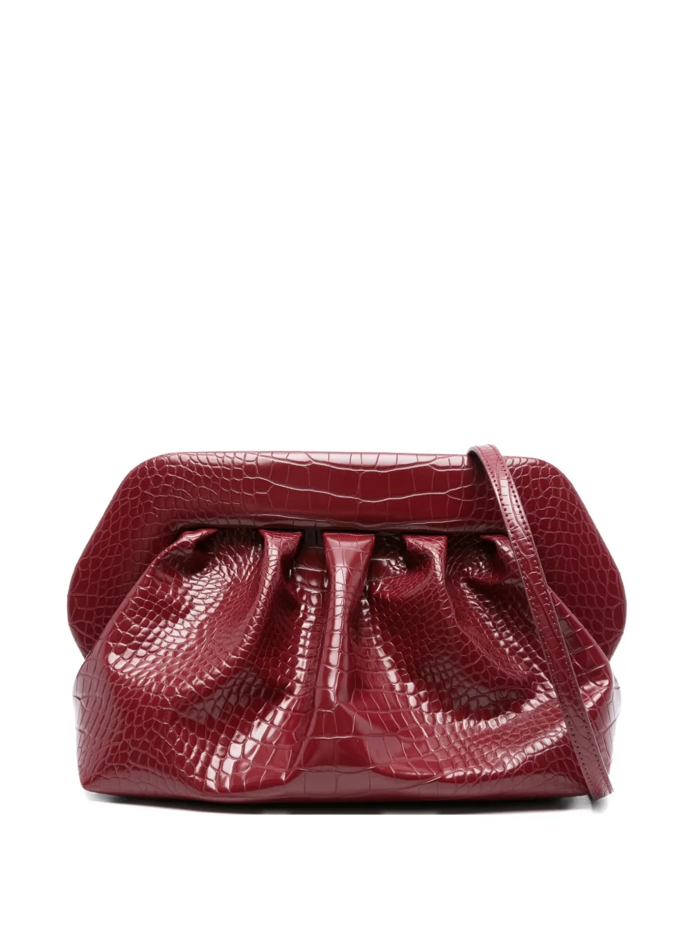 Themoirè Bios clutch Rood