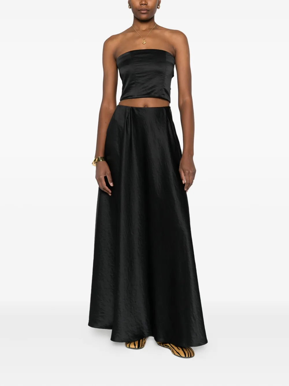 Forte Cropped top Zwart