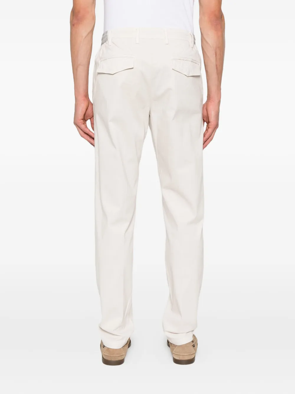 Eleventy Broek met trekkoord Beige