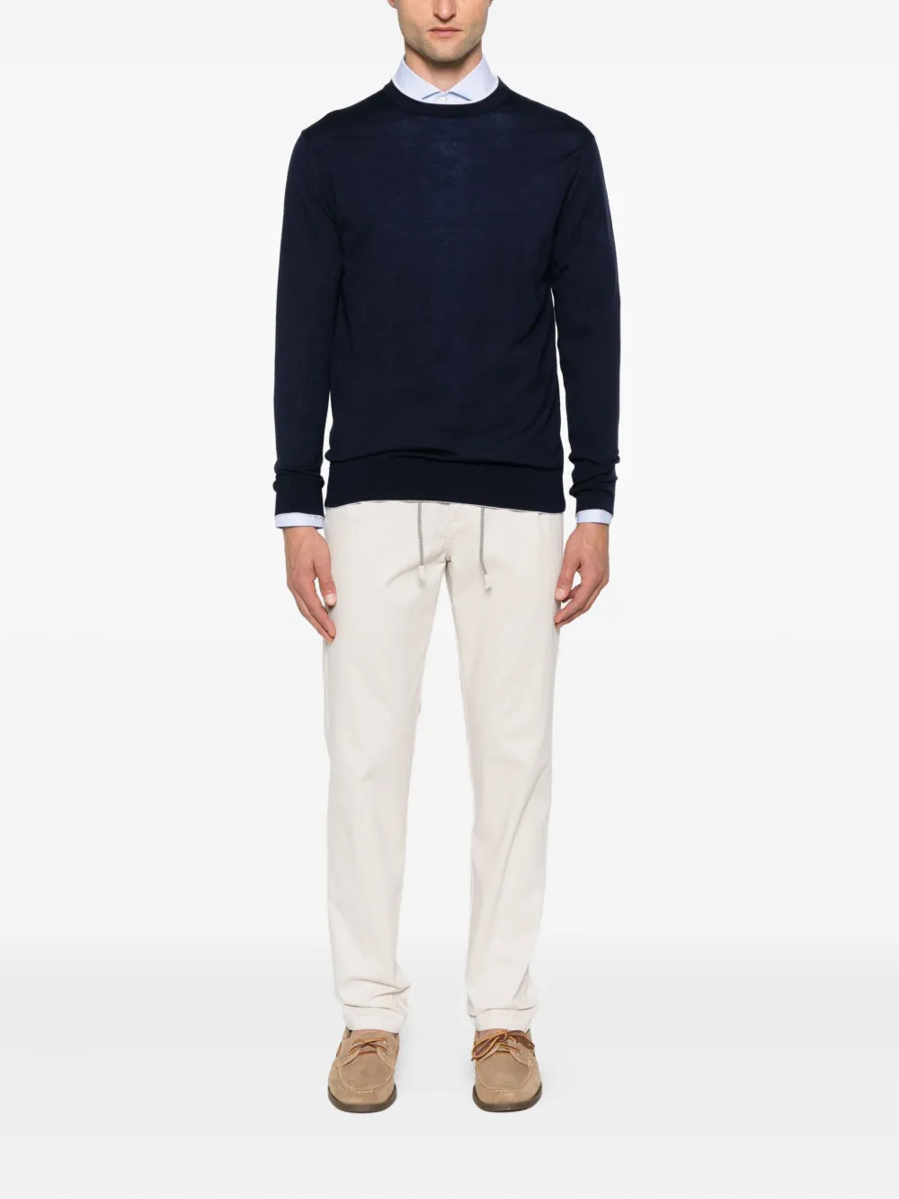 Eleventy pleated drawstring trousers | Gerade Hosen | Image 2