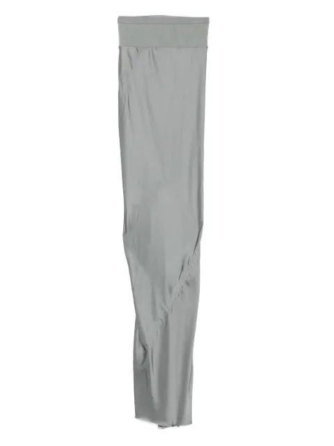 Rick Owens ribbed-waistband draped skirt