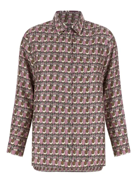 Max Mara geometric-print shirt