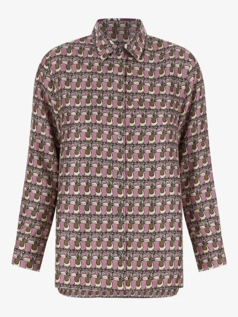 Max Mara geometric-print shirt