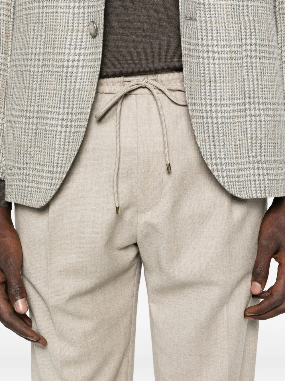 Briglia 1949 Broek met trekkoord Beige