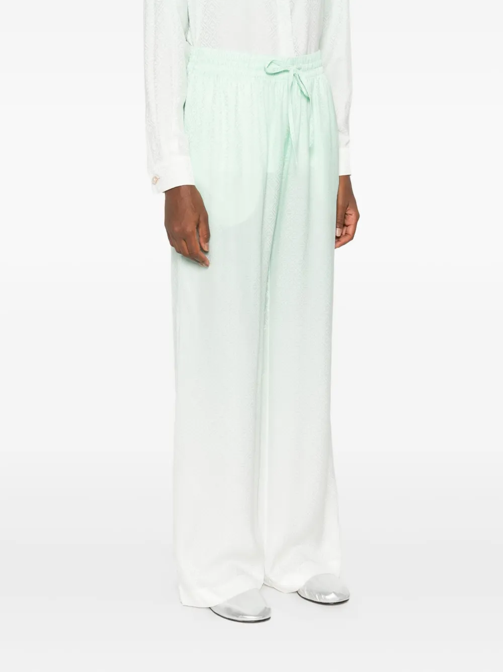 Casablanca Broek met kleurverloop Groen